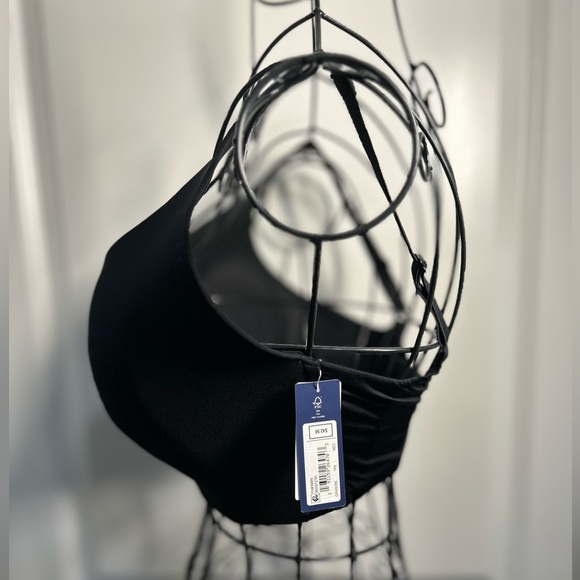 GAP Everyday Wirefree Black V-Neck Bra-34DD - Picture 2 of 4